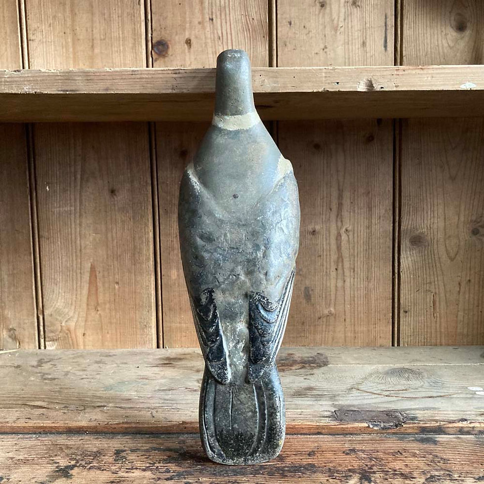 Thumbnail: SOLD - Antique metal pigeon decoy - 'John Peskett'