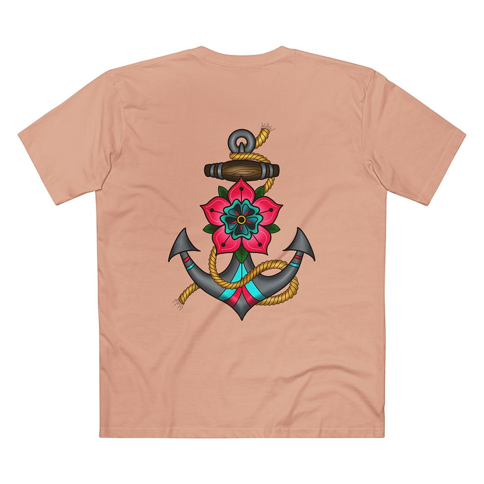 Thumbnail: "Anchored" | Tattooed Nun Lifestyle T Shirt (Mens)