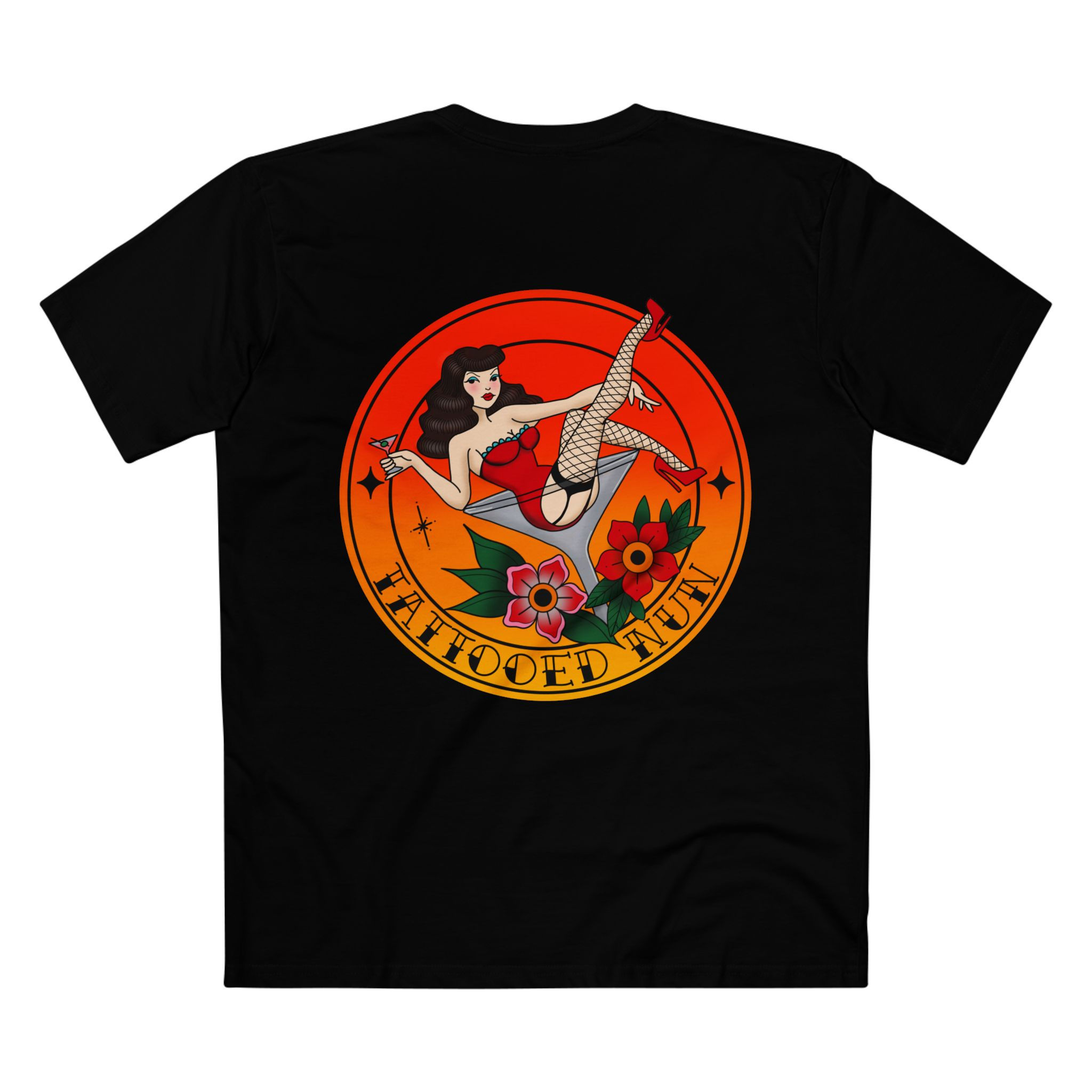 "Man's Ruin" | Tattooed Nun Lifestyle T Shirt (Mens)