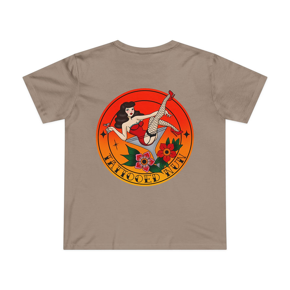 Thumbnail: "Man's Ruin" | Tattooed Nun Lifestyle T Shirt (Womens)