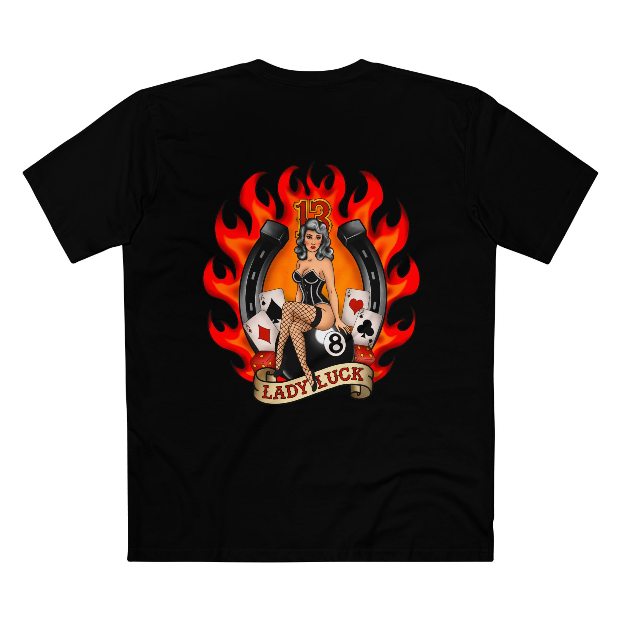 "Lady Luck" | Tattooed Nun Lifestyle T-Shirt (Mens)