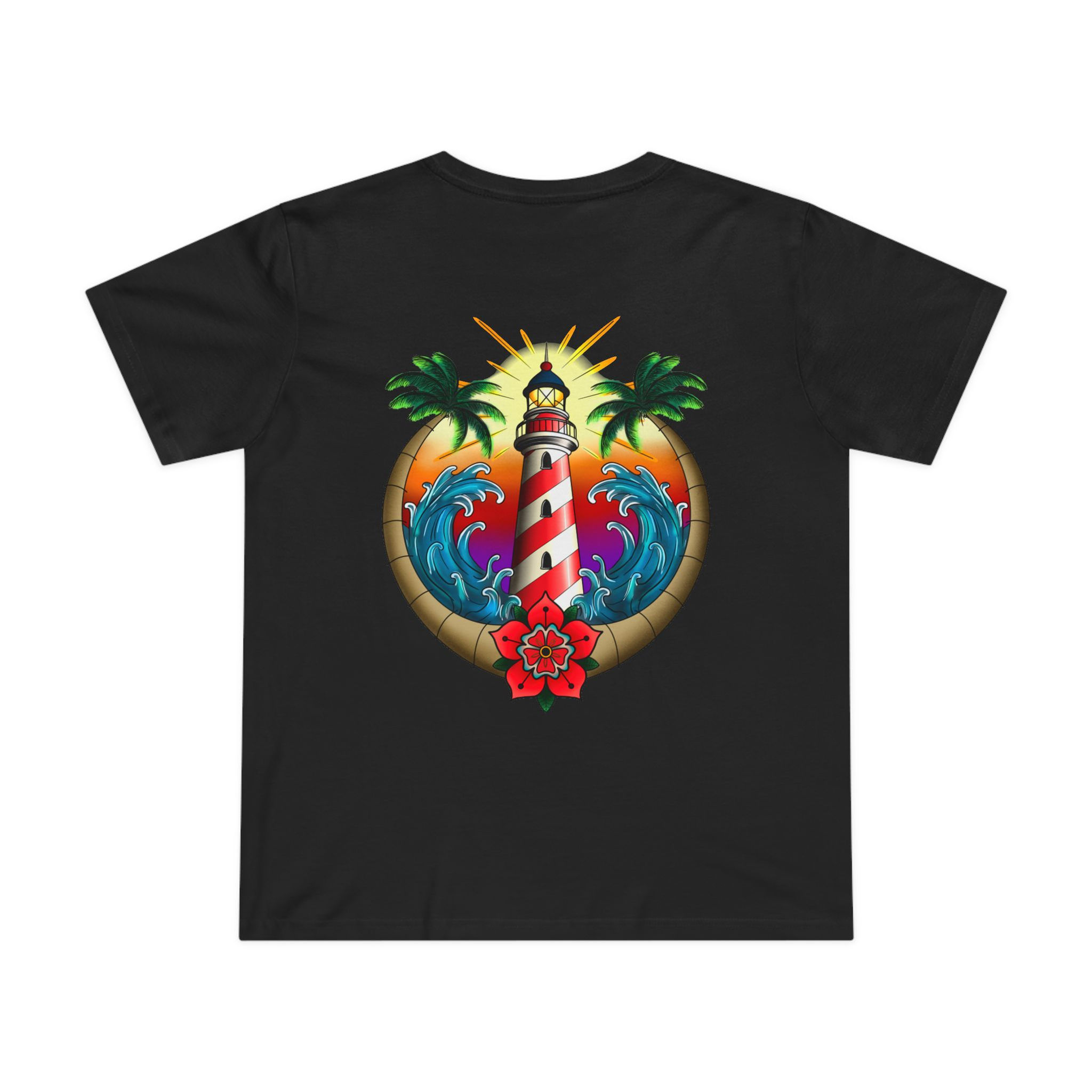 "Lighthouse" | Tattooed Nun Lifestyle T Shirt (Womens)