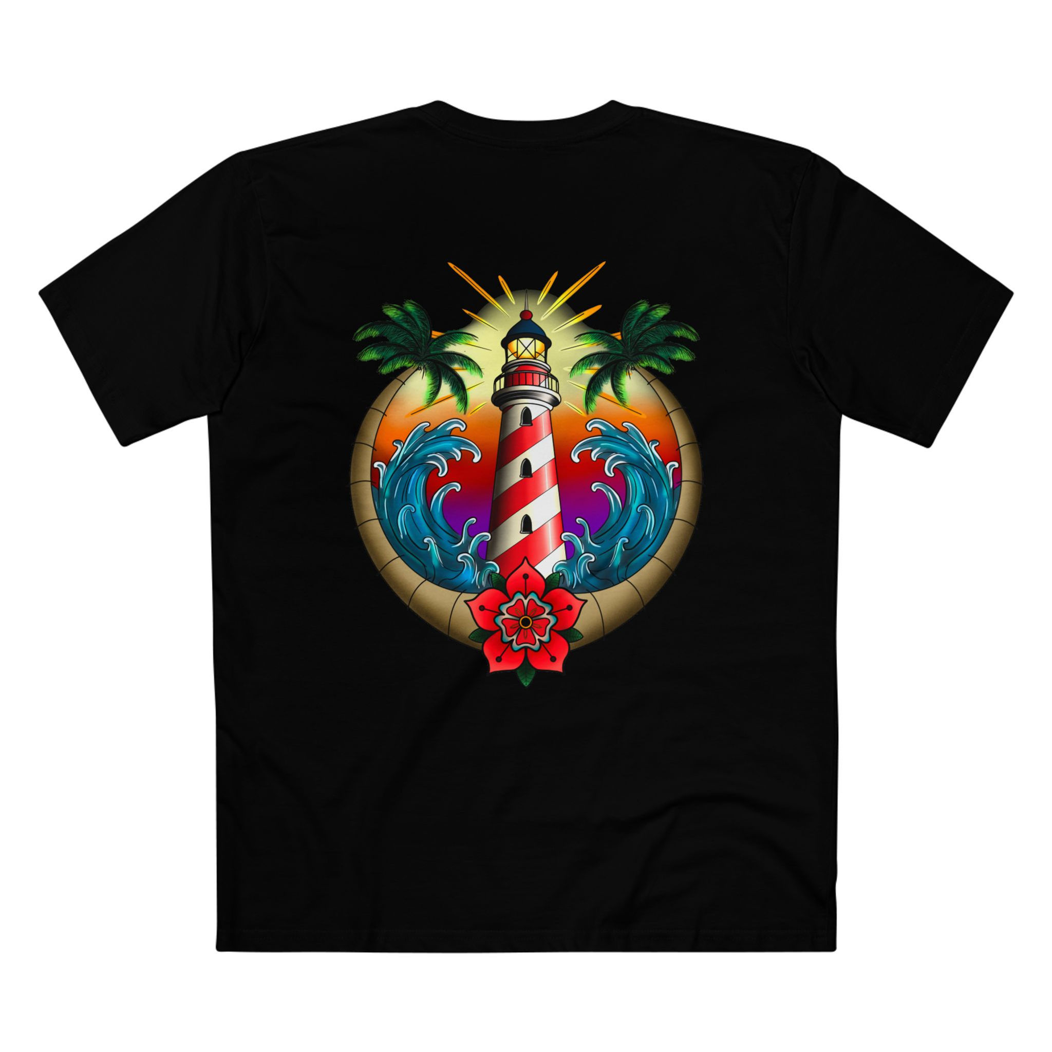 "Lighthouse" | Tattooed Nun Lifestyle T Shirt (Mens)