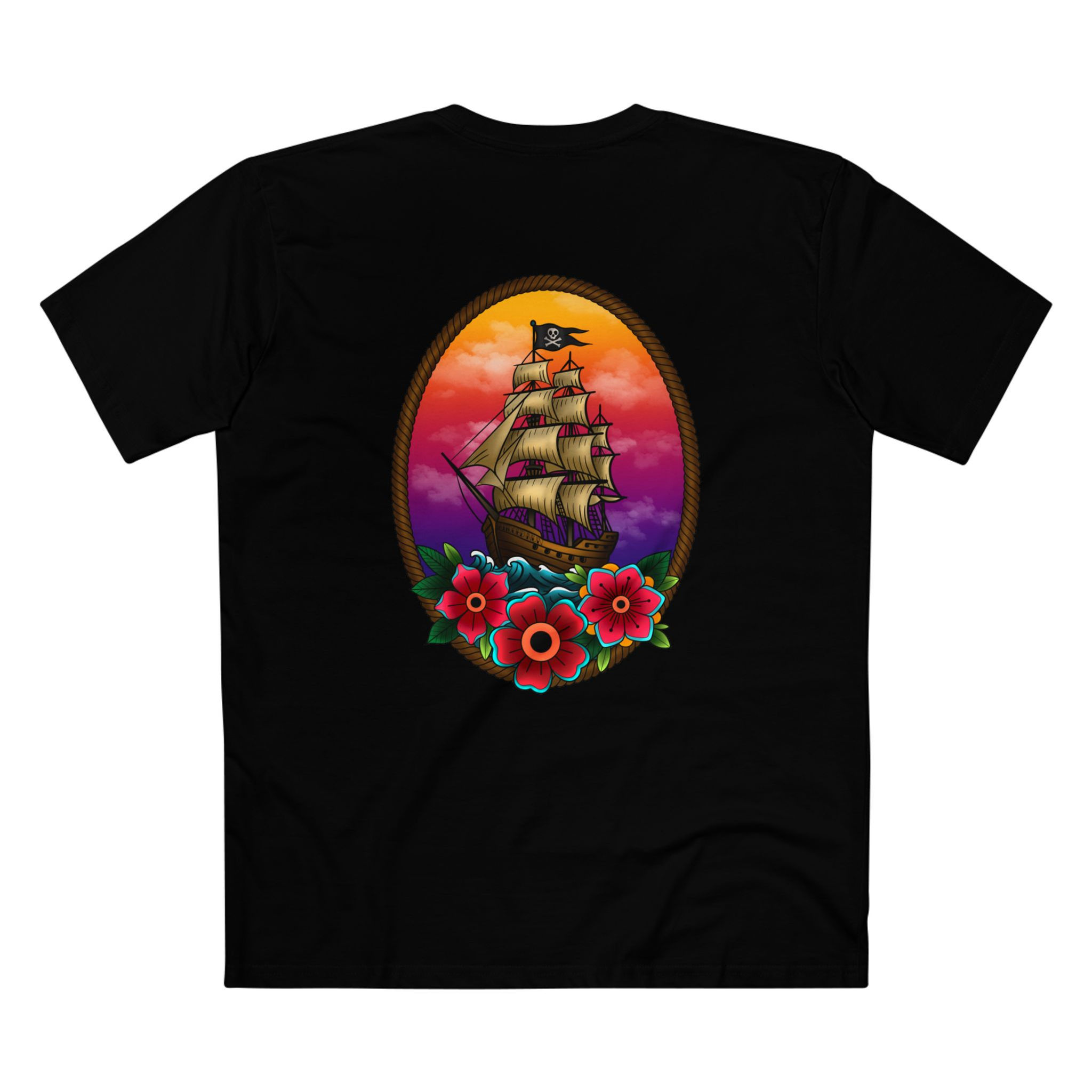 "Jolly Roger" | Tattooed Nun Lifestyle T Shirt (Mens)