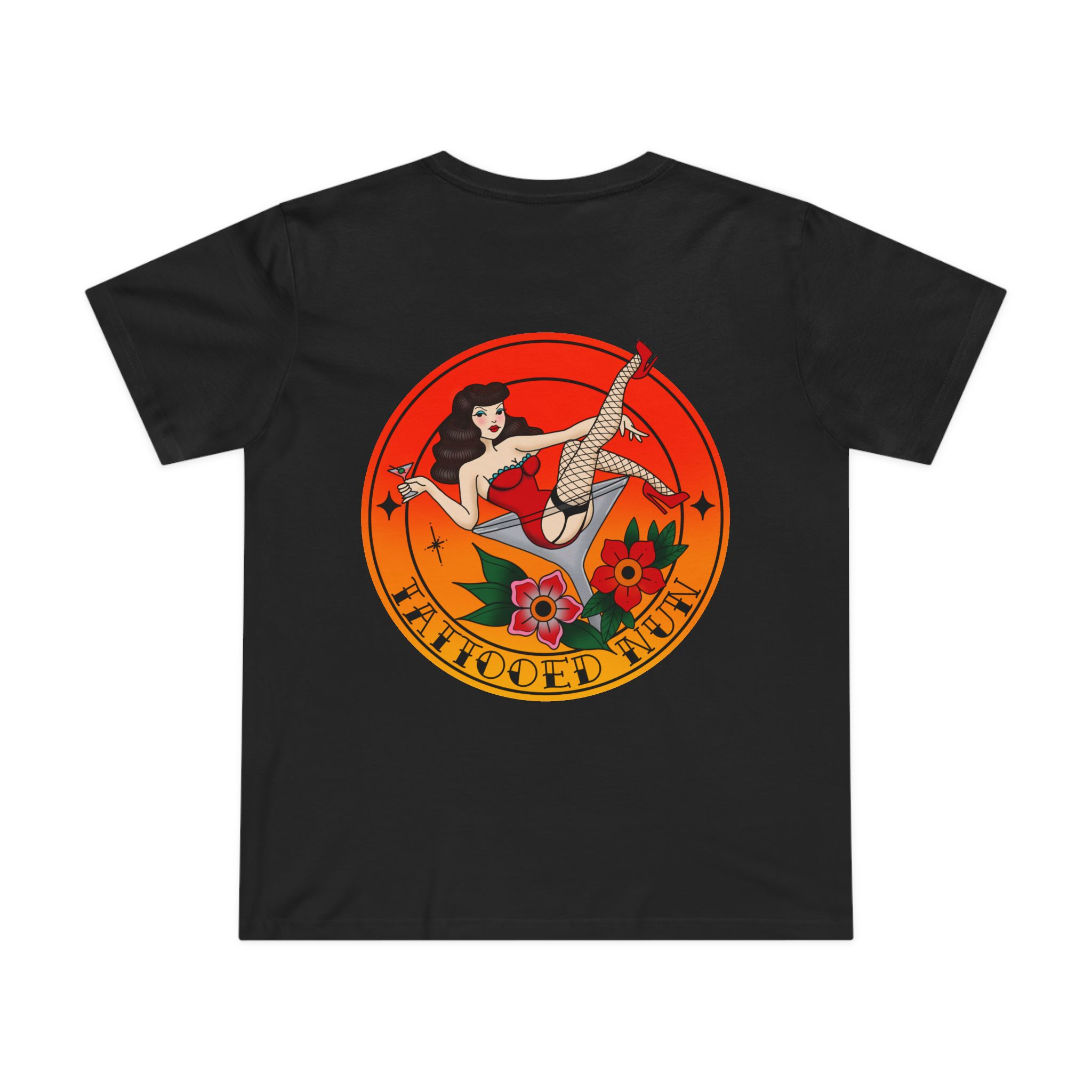 "Man's Ruin" | Tattooed Nun Lifestyle T Shirt (Womens)