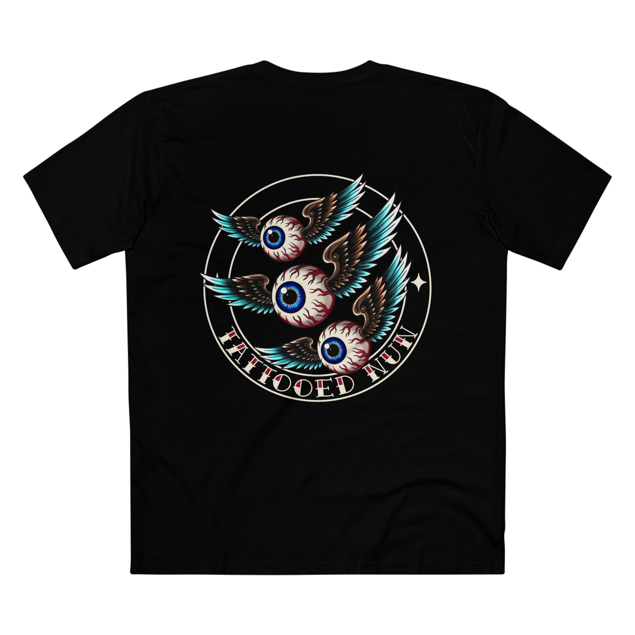 "Eyes Wide Open" | Tattooed Nun Lifestyle T-Shirt (Mens)