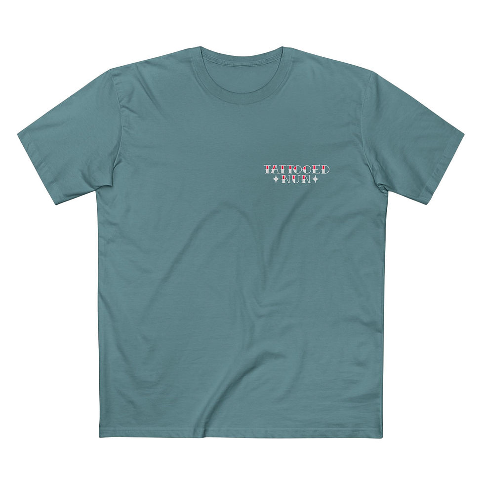Thumbnail: "Keep on Rollin, Twin Moons" | Tattooed Nun Lifestyle T Shirt (Mens)