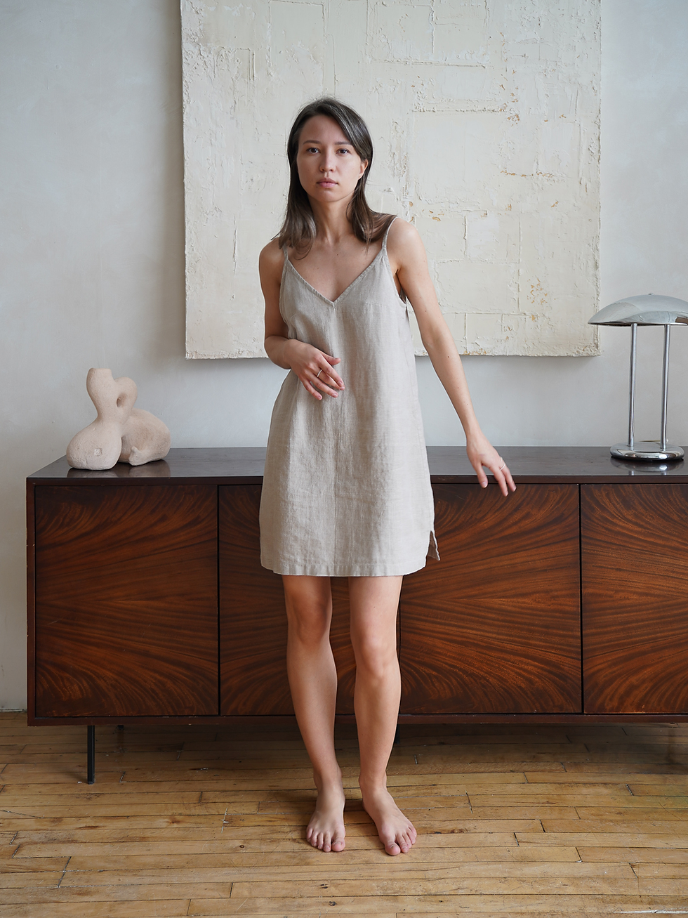 AVA Linen Dress