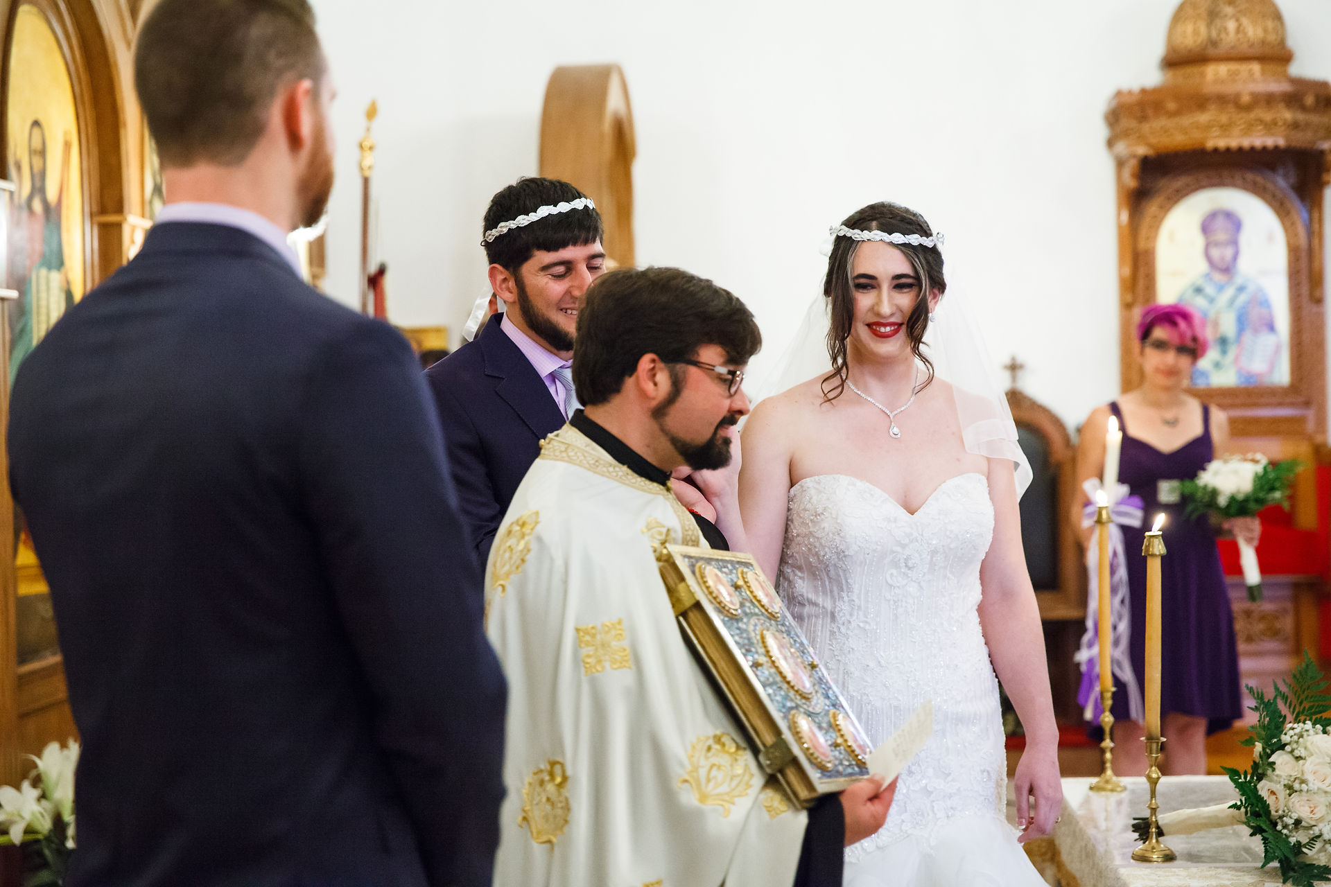 Greek Orthodox Wedding Ceremony at St Demetrios in Fort Worth, Texas | Mary Cyrus Photography | Dallas-Fort Worth Wedding Photographer