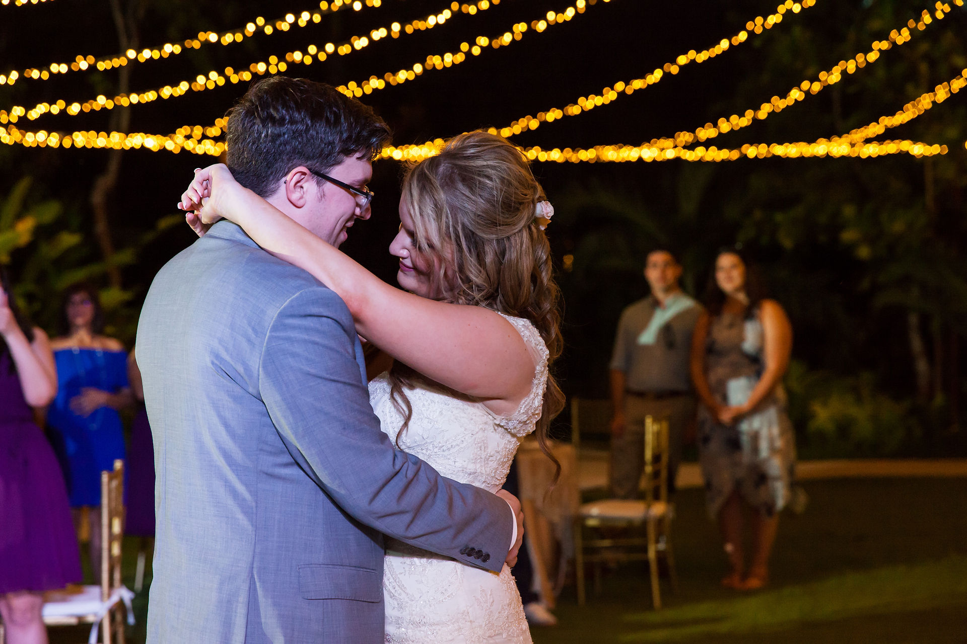 Bride & Groom's First Dance | Tulum, Mexico Destination Wedding at Secrets Akumal Riviera Maya | Mary Cyrus Photography