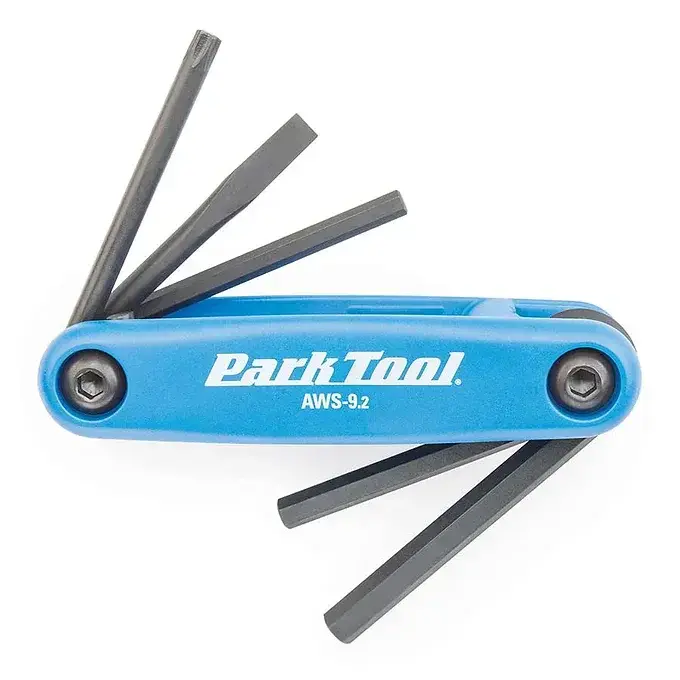 AWS-9.2, Tournevis et clés hexagonales repliables, 4mm, 5mm, 6mm, plat