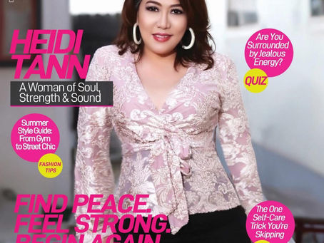 Featured cover girl for Pump It Up Magazine