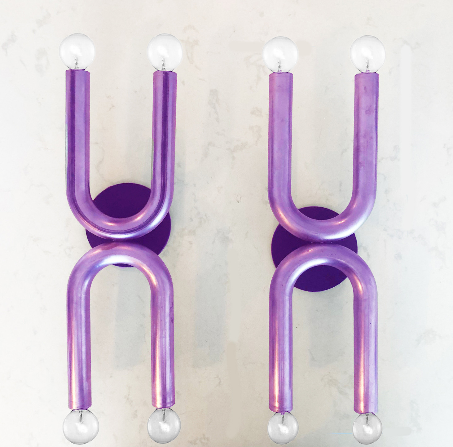 U SCONCES -AMETHYST