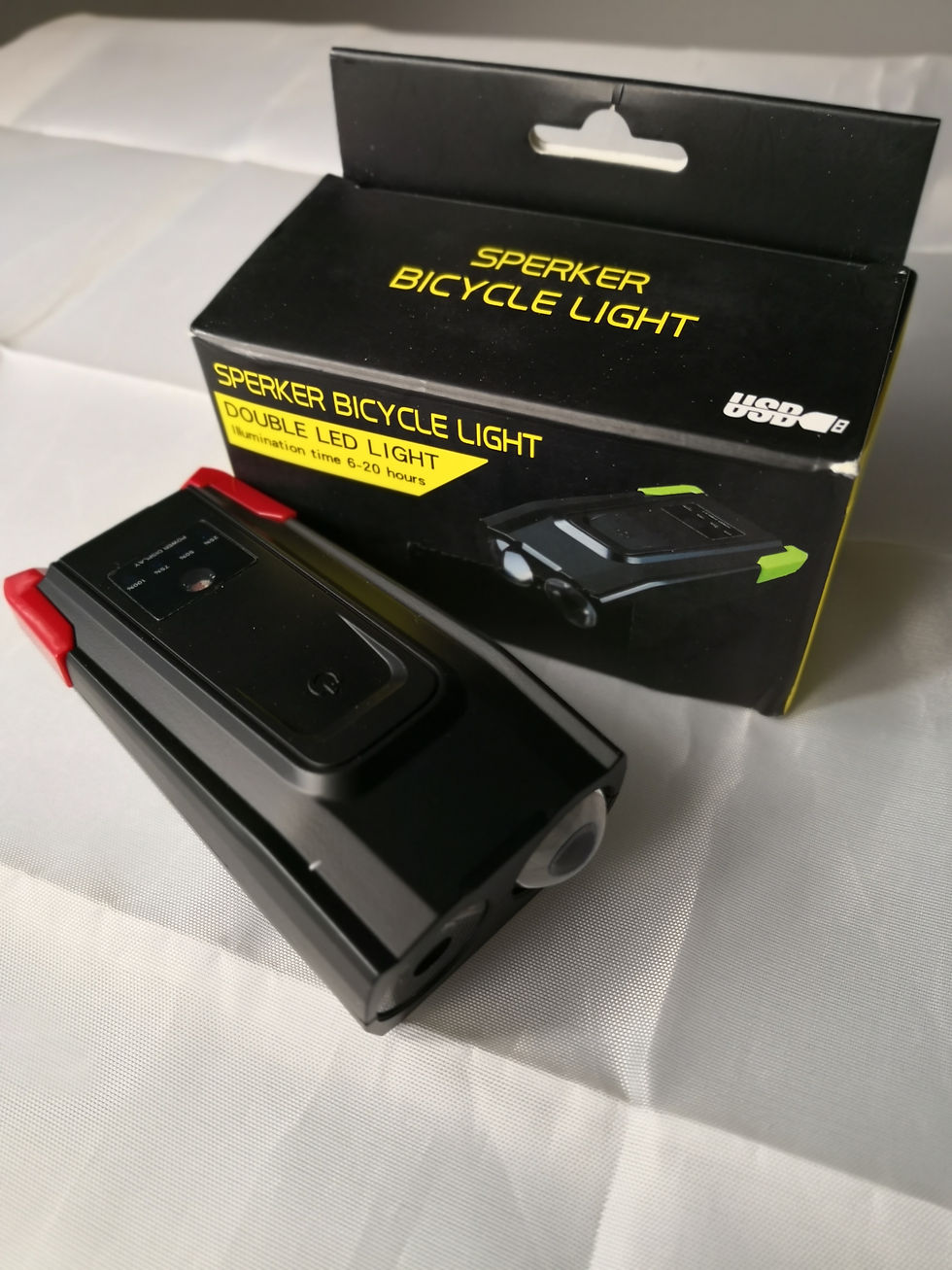 Rechargeable LED Headlight with Horn & Sensor
