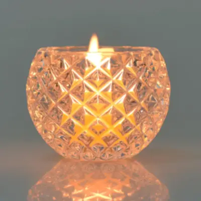 Porta Vela Castiçal para decoração de natal DIY fácil e barato