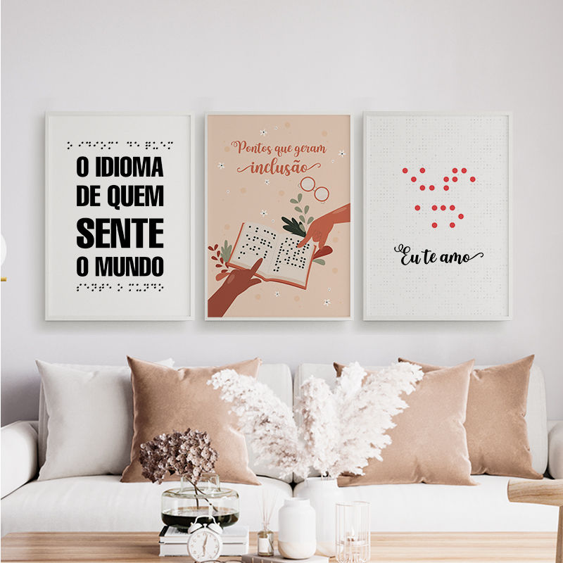 Miniatura: O idioma de quem sente o mundo - Pontos que geram inclusão - Eu te amo Braille