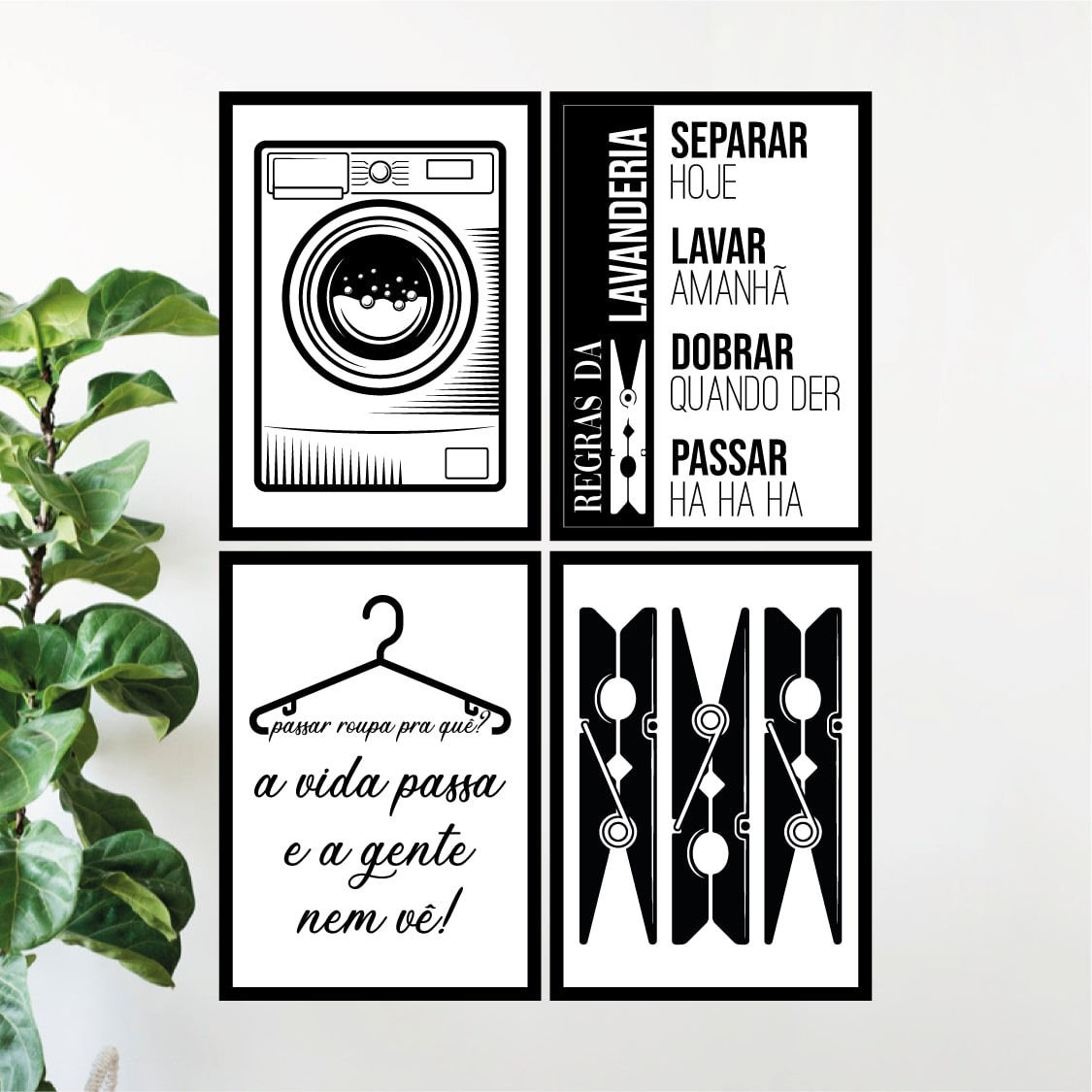 Lavanderia Preto e Branco