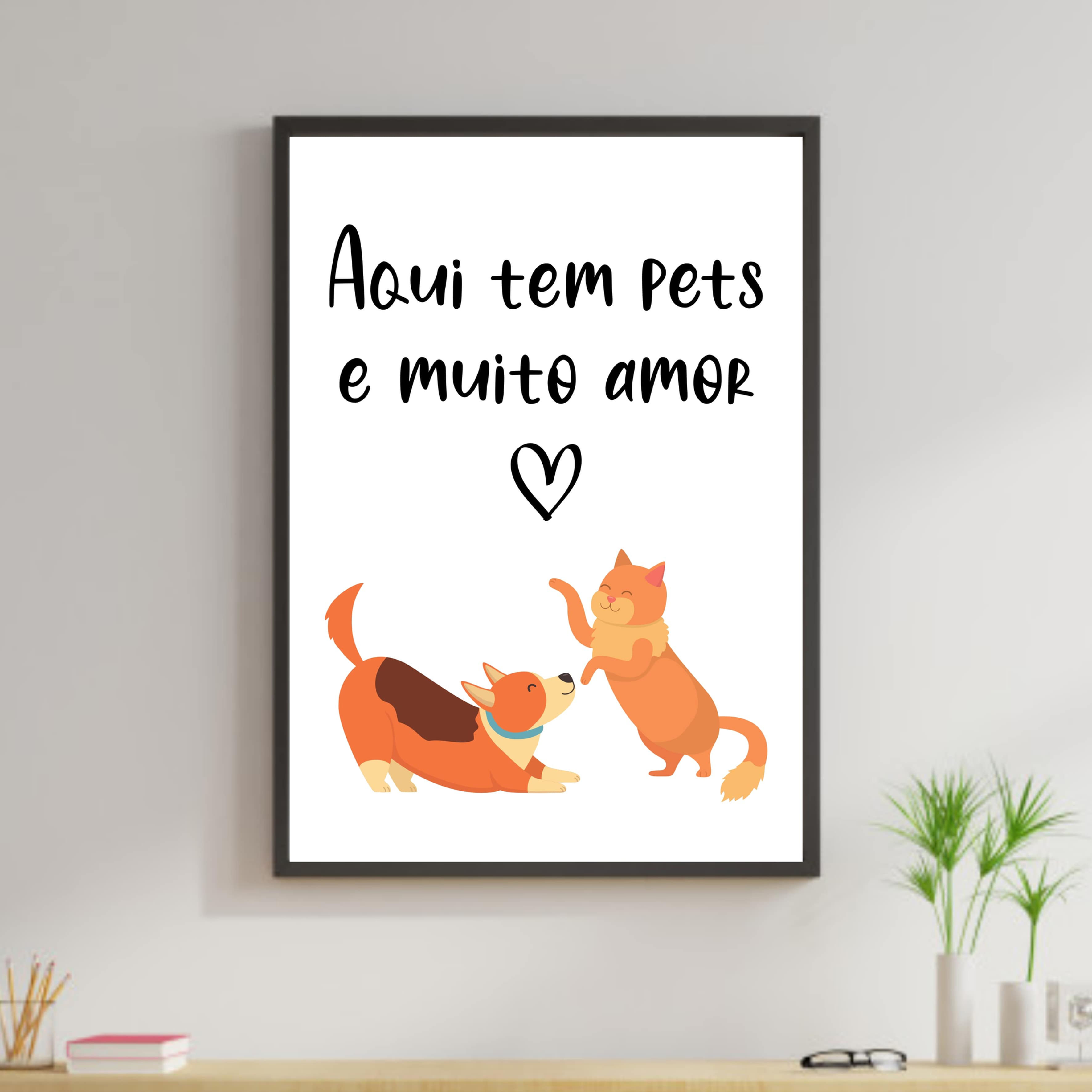 Here are pets and lots of love - Dog and cat