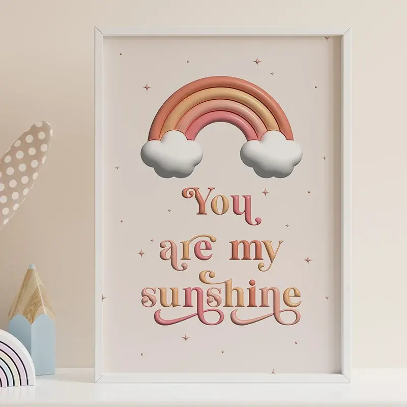 Miniatura: You are my sunshine - Arco Íris 3D