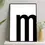Miniatura: M Letras Minimalistas