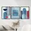 Miniatura: Enjoy the little things Listras azul e branco - Arcos Abstratos azul e vermelho