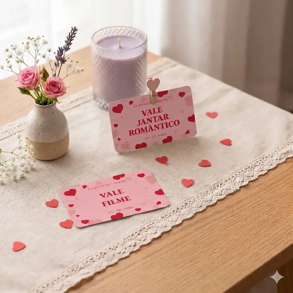 Cupons de dia dos namorados grátis para imprimir presente fácil e rápido e barato para fazer em casa diy faça você mesmo editável no canva presente de aniversário de namoro surpresa de casamento amor