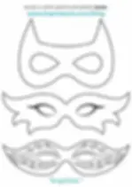 +10 Máscaras de Carnaval para Imprimir e Colorir Grátis Baixe Agora e faça em casa ou na escola com lantejoulas confetes e criatividade atividade de carnaval prontas para professores fácil