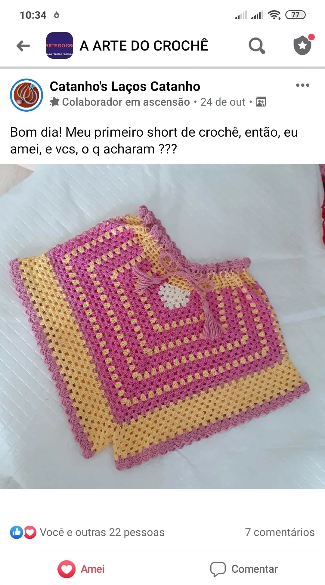 O curso A arte do crochê vale a pena, é bom, funciona. Aprenda crochê do básico ao avançado com vídeos aula passo a passo e 1000 receitas.