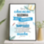 Arte Digital Imagem para Quadro Decorativo para Imprimir com frase Se a educação sozinha não transforma sem ela tampouco