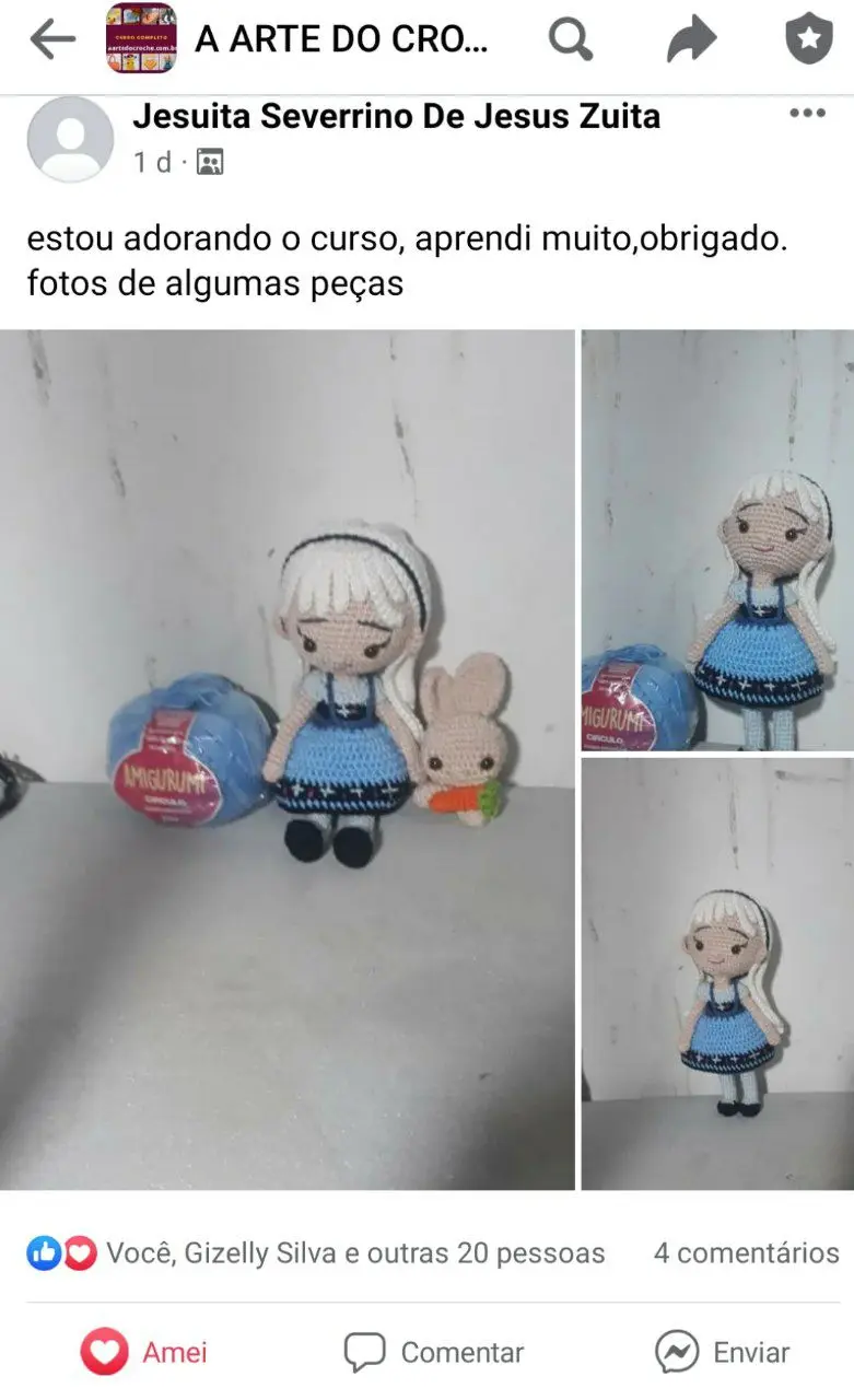 O curso A arte do crochê vale a pena, é bom, funciona. Aprenda crochê do básico ao avançado com vídeos aula passo a passo e 1000 receitas.