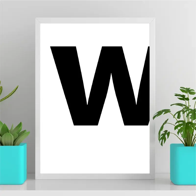 Miniatura: W Letras Minimalistas