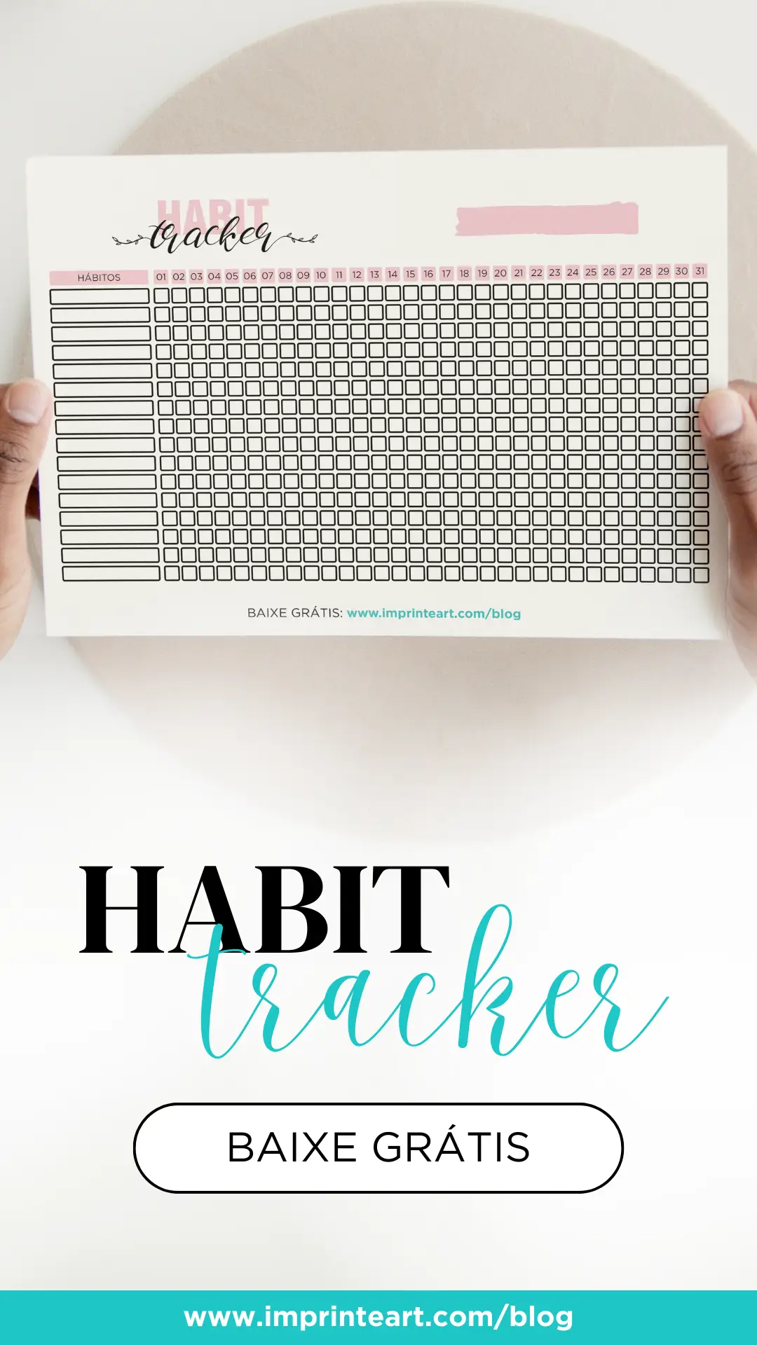 Baixar Habit Tracker Grátis para Imprimir