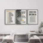 Imagens Grátis para Quadros de Escritório Prontas para Baixar Imprimir e Decorar o seu Home Office Lobo Branco Preto e Dourado Frases