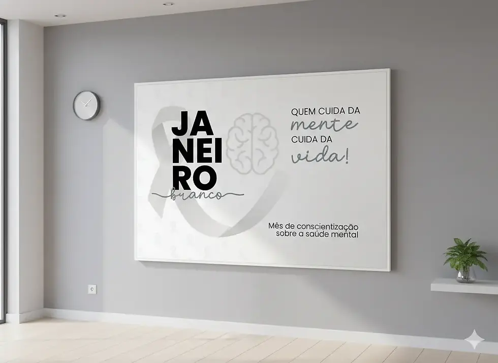 Janeiro Branco para Imprimir Baixe Grátis Painel e Lembrancinhas para Conscientização de companhas de sáude mental transtornos mentais burnout ansiedade depressão