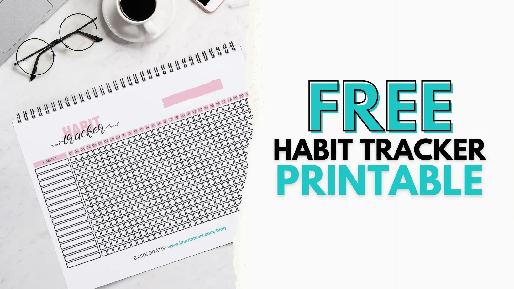 Pink Behavior Tracker Free Pink Habit Tracker to Print: Improve Your Habits - Blog Imprinté