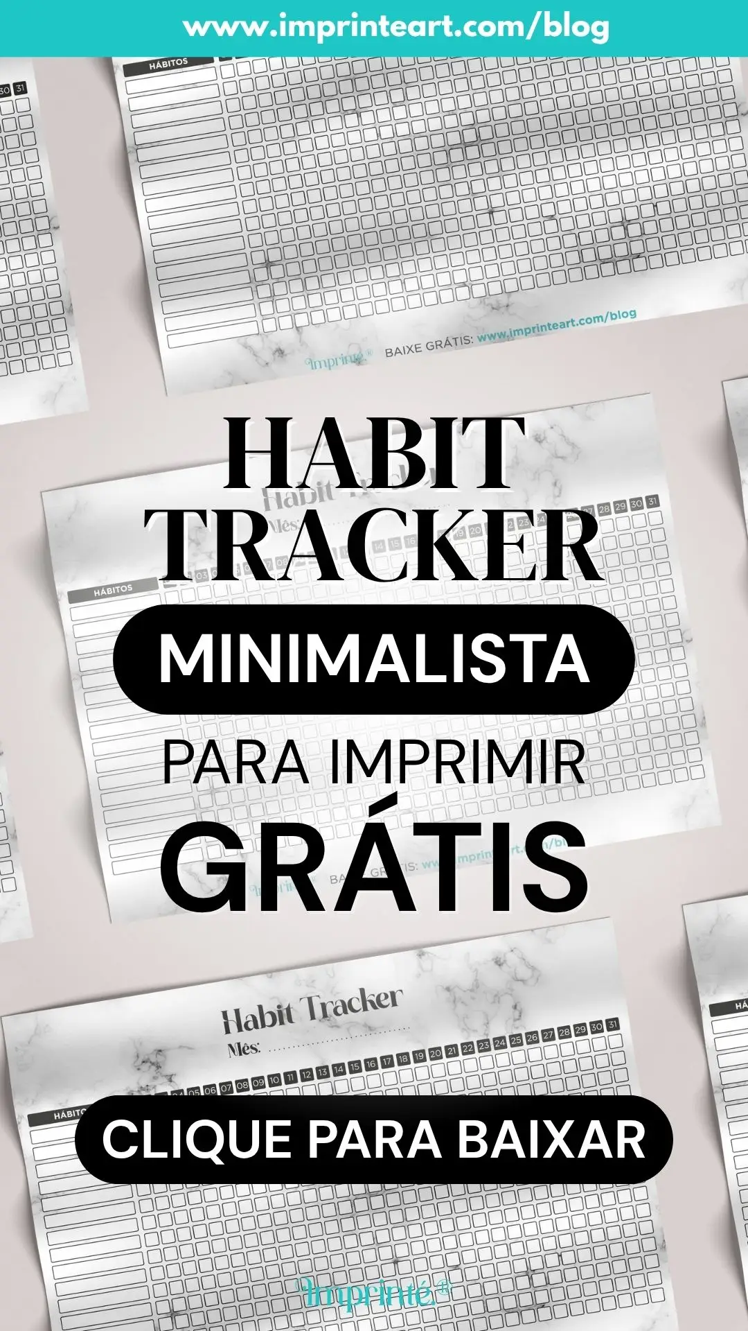 Planner Digital Minimalista Preto e Branco Grátis para Imprimir: Organize-se com Estilo