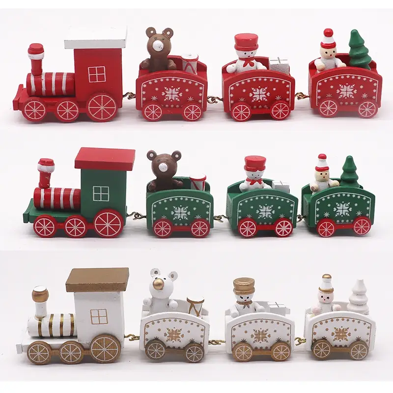 Trem Branco para decoração de natal DIY fácil e barato