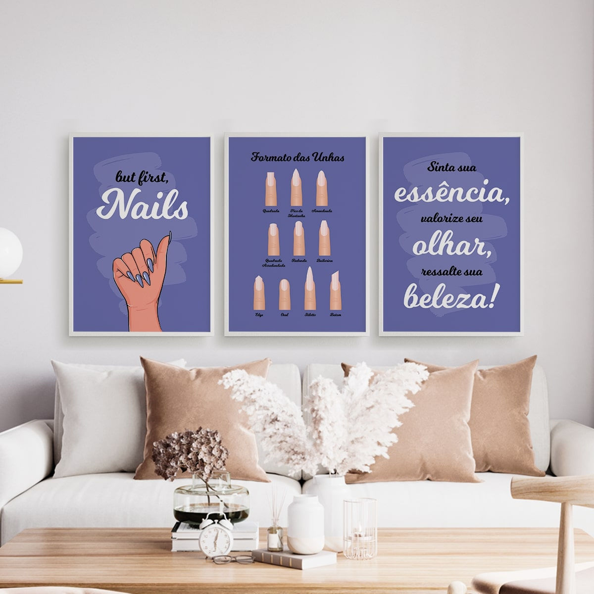 But First Nails - Formato das unhas - Essência Olhar Beleza - Very Peri