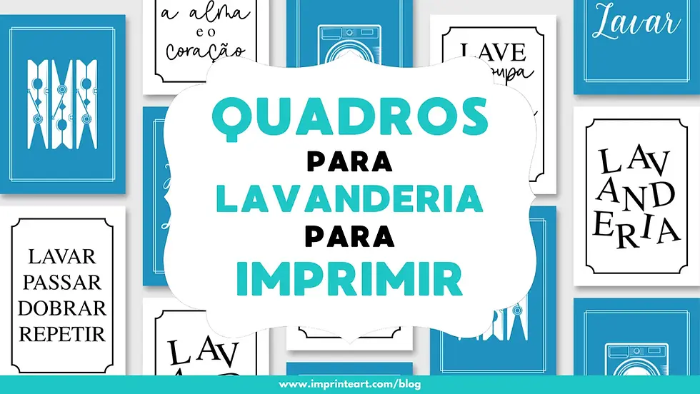 Imagens Grátis para Quadros Decorativos para Lavanderia para Imprimir e decorar pdf