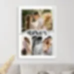 Arte Digital Imagem para Quadro Personalizado com fotos de Presente de Dia dos Namorados barato para imprimir Template Canva