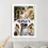 Miniatura: Arte Digital Imagem para Quadro Personalizado com fotos de Presente de Dia dos Namorados barato para imprimir Template Canva