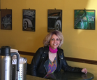 Art on display at Mystic Coffee