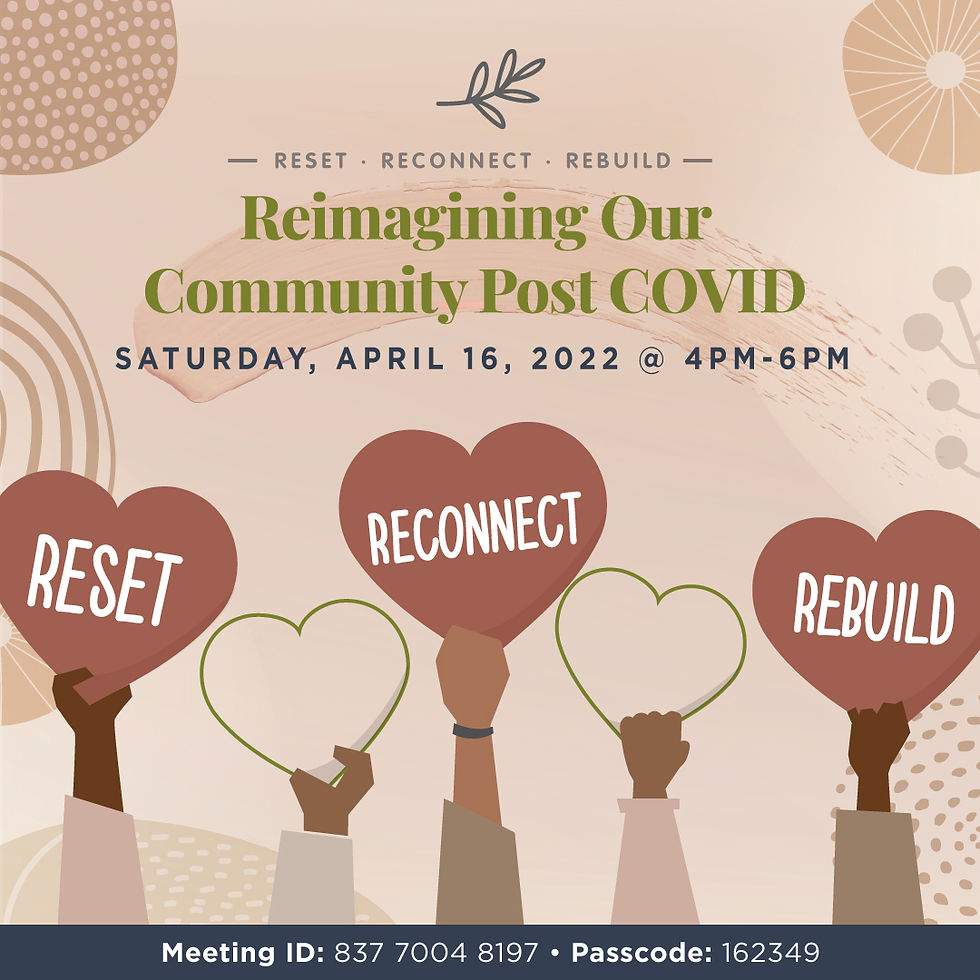 Rest Reconnect Rebuild Flyer