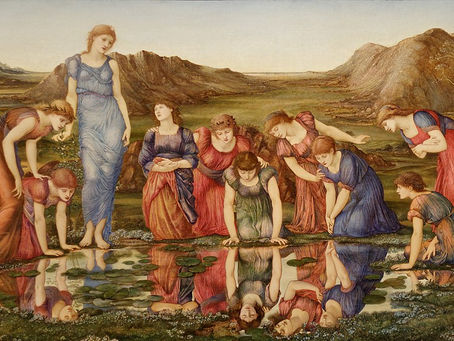 The Mirror of Venus by Edward Burne-Jones