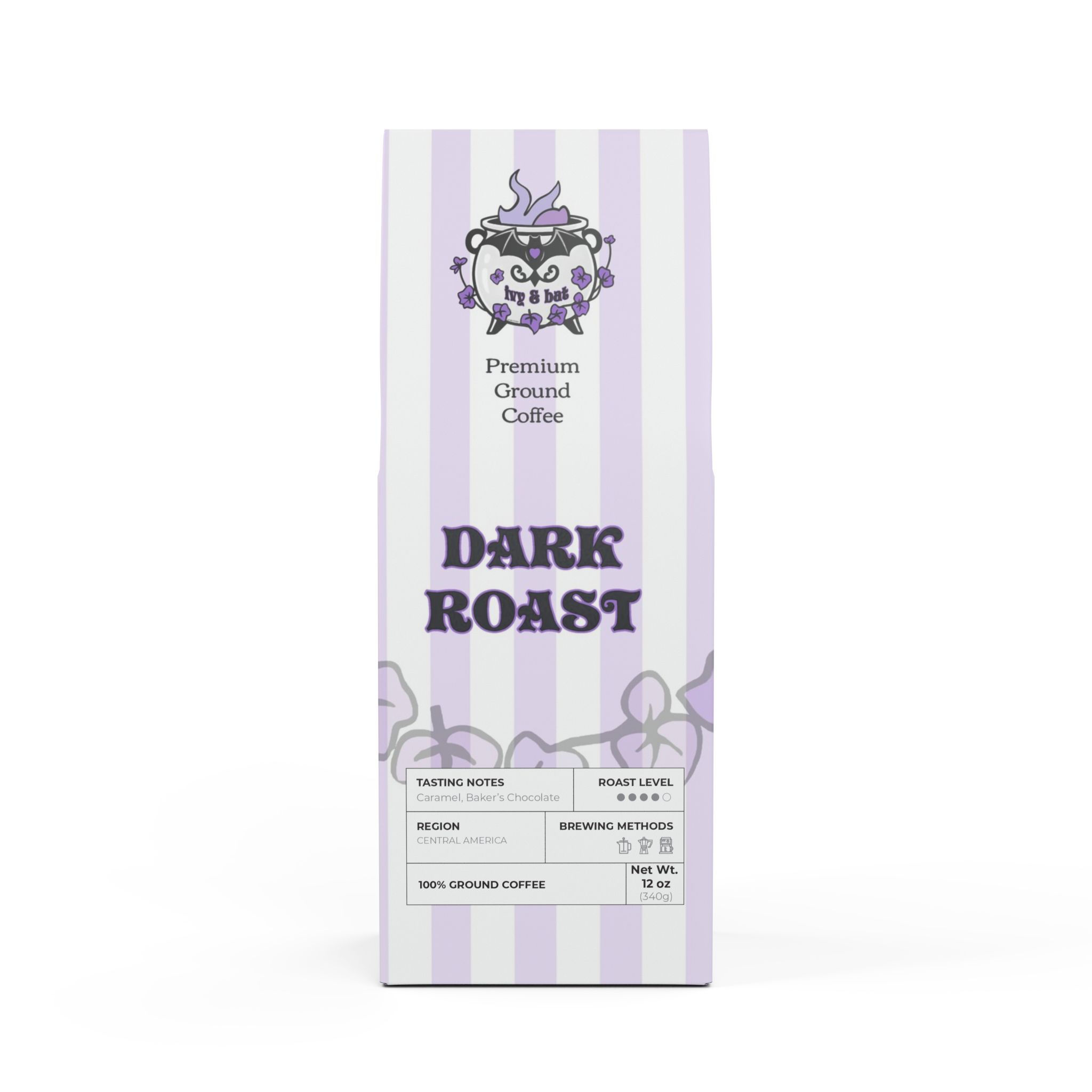 Ivy and Bat Premium Coffee Blend (Medium-Dark Roast)