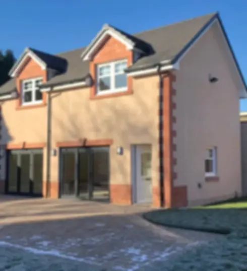 New build with tiled roof