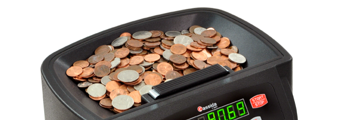 Cassia coin counter hopper capacity- the amount of coins to be counted it can hold.