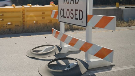 Road Closed Sign