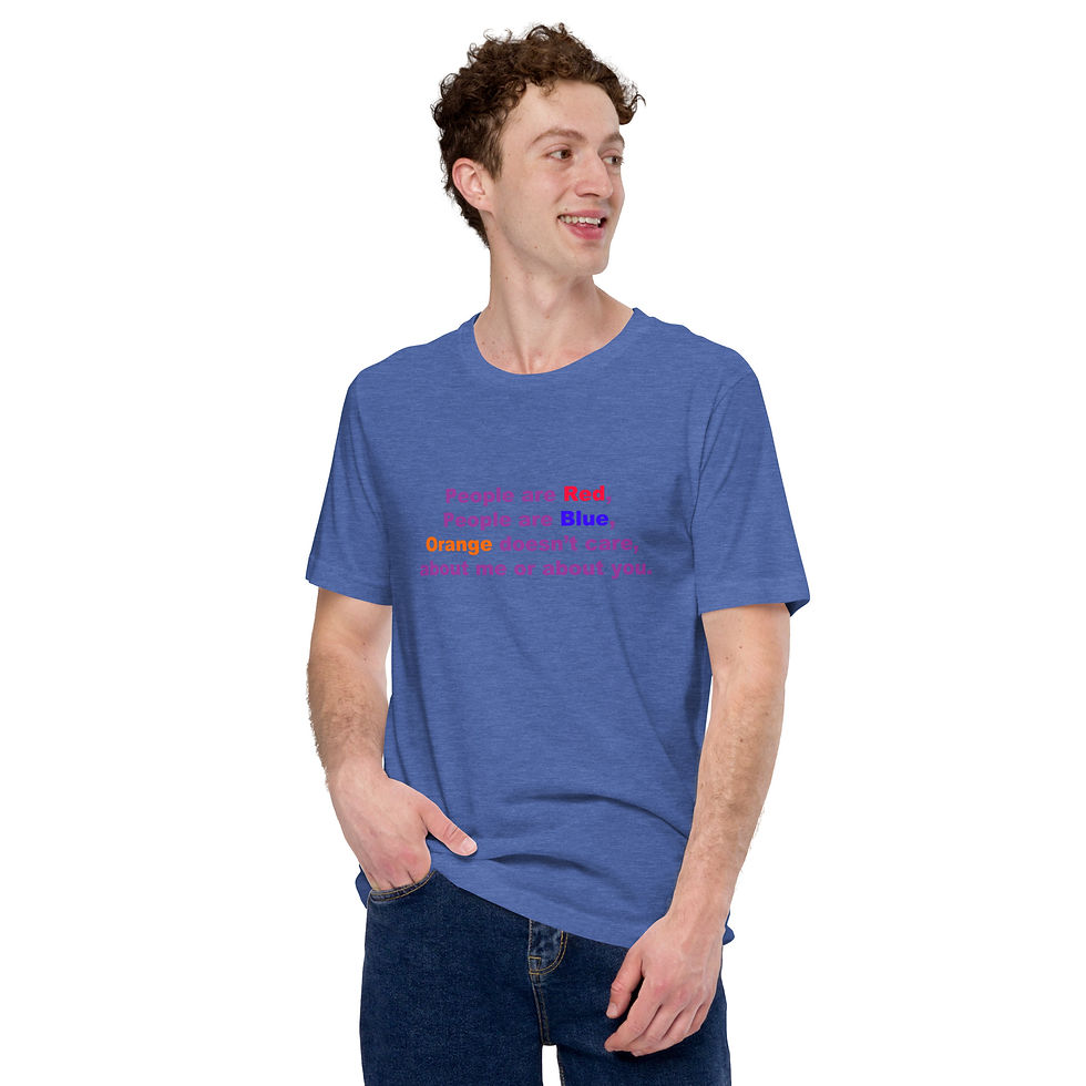 Thumbnail: Orange Doesn't Care Unisex t-shirt