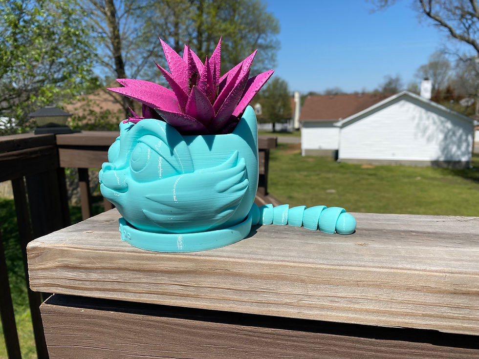 Thumbnail: Cat Flower Pot with Tail Base